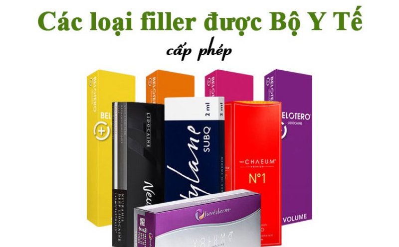 Các loại filler được Bộ Y Tế cấp phép